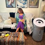 Richa Chadha Instagram - It’s a pity that every year, our big cities struggle with terrible AQI! With rising air pollution the perfect gift to my home the Dyson Big + Quiet with its 2x filter which covers upto 1100 square feet space with just one machine. @dyson_india . . . #DysonIndia #DysonHome #DysonPurifier #DysonBigandQuiet #Gifted