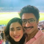 Ridhima Ghosh Instagram - Nothing compares to the thrill of watching a match at the Eden Gardens! Thanks to @myfab11official for the wonderful arrangements. #kkr #edengardens #ipl2023 #kkrvspbks #kolkataknightriders #iplreel