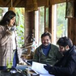 Ridhima Ghosh Instagram - Adda in between shots... Throwback to #Seven shoot days at Neora Valley Jungle Camp. #flashbackfriday #shootdiaries @rahularunodaybanerjee