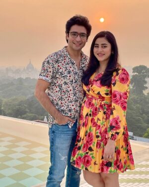 Ridhima Ghosh Instagram - Six incredible years since the Gods officially gave their stamp of approval as we walked around fire seven times. Grateful for every moment, every laugh, and every shared dream. Here’s to many more chapters of love and adventure. 
Happy 6th anniversary, my forever! ❤️