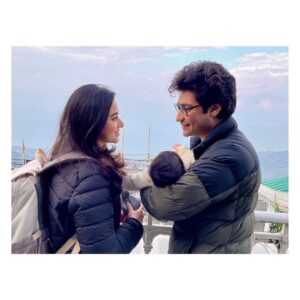 Ridhima Ghosh Instagram - 13 years of being Best Friends, 
6 years of being Husband and Wife,
2.5 months of being Parents! 
Every moment with you is a beautiful chapter. 
Here's to many more years of growing, laughing and cherishing our little family. 
Happy anniversary! 💑👶♥️