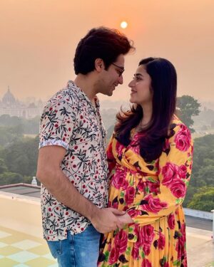 Ridhima Ghosh Instagram - Six incredible years since the Gods officially gave their stamp of approval as we walked around fire seven times. Grateful for every moment, every laugh, and every shared dream. Here’s to many more chapters of love and adventure. 
Happy 6th anniversary, my forever! ❤️