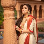 Ridhima Pandit Instagram - Hey Siri play “ _____” Tell me in the comment section What song comes to your mind 💁🏻‍♀️ after taking a look at these gorgeous images shot by @deepak_das_photography बताइयें कौनसा गाना आपके ज़हन मैं आता है यह लुक देखने के बाद? 😃 . . . . Concept, Costume & Styling by: @partho_ghoshal Makeup by : @thekhushfactor Hair by : @sunnyroyy_official Jewellery: @surajbridal 📍: @honeybookstudios 📸: @deepak_das_photography . . . . . #traditional #bengali #ridhimapandit #kolkata