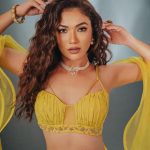 Ridhima Pandit Instagram - The only comment allowed is “uff” 😚 . . . Makeup by : @mua_aadarsh Hair by : @vids5_world Outfit : @style__inn Jewellery : @limelightdiamonds x @mintandmilkpr Handcuff : @the_jewel_gallery Styled by : @richaranawat Ast : @pearrlyyy @angela_chhandami Shot by : @deepak_das_photography #reelswithridz #indian #lehenga #glam #ootd