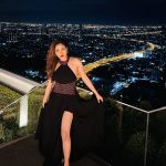 Ridhima Pandit Instagram - “Every skyline tells a story, and the city lights are its words.” ✨✨✨ . . . . Outfit - @alwaysraas @mintmilkpr Earrings - @voycejewellery Styled by @poojagulabani Le Bua State Tower