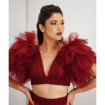 Ridhima Pandit Instagram - Dress for the frills, live for the thrills 🤩 . . . . Hair by :- @kimberlyychu Make up by :- @mugshotbyzeba Wearing:- @asifmerchant Shot by :- @aveer_derber _derber Managed by :- @nabeelsdalvi . . #ridhimapandit Mumbai, Maharashtra