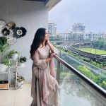 Ridhima Pandit Instagram – Festive SZN ✨💫
.
.
.
Wearing @labelvarsha 
PR @_anushkapuri_ 
.
.
.
#ganpatibappamorya #indian #festivewear Mumbai, Maharashtra