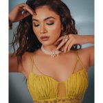 Ridhima Pandit Instagram - Heating up the gram with this look 🔥 . . 💄 @mua_aadarsh X 💇🏻‍♀️@vids5_world Outfit : @style__inn Jewellery : @limelightdiamonds x @mintandmilkpr Handcuff : @the_jewel_gallery Styled by : @richaranawat Ast : @pearrlyyy @angela_chhandami Shot by : @deepak_das_photography