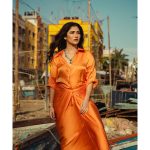 Ridhima Pandit Instagram - 🧡🧡🧡 . . . . Photographer : @ruhaankhanportraits Styling: @khusshiii.k Makeup : @mua_blissvinali Hair : @glam.grave Outfit: @nouria_by_diptiadvait Jewellery : @g.notj