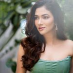 Ridhima Pandit Instagram - "Let your smile change the world, but don't let the world change your smile." 😃 . . . 📸: @nikhil.p.sawant 👗: @krishi1606 Wearing a custom creation by : @priyanshiij_ Accessories : @milsilaccessories 💄 : @mua_blissvinali Hair : @makeupby.apurva . . #ridhimapandit