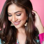 Ridhima Pandit Instagram – नज़ाकत 🩵🩷
.
.
.
Outfit by @theaaryashop 
PR @vblitzcommunications 
Shot by
 @deepak_das_photography
