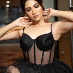 Ridhima Pandit Instagram - Once upon a time, Tinkerbell decided to wear black and sprinkle some pixie dust and mischief wherever she went🧚🏼✨✨💫 . . . Shot by @nikhil.p.sawant Styled by @krishi1606 Outfit @the_details_matter_ Accessories @milsilaccessories Makeup: @mua_blissvinali Hair: @makeupby.apurva Location Courtesy @goldfinchmumbai . . . . #december #tinkerbell #disney