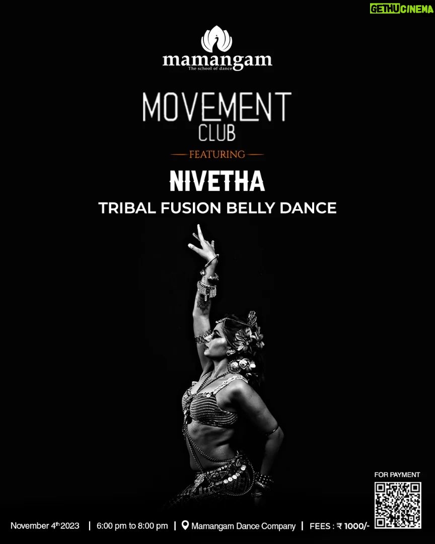 Rima Kallingal Instagram - Moverment Club Updates: Join us for an exciting Tribal Fusion Belly Dance Workshop on November 4th, featured by the talented dancer, Nivetha Sree. With a passion for the arts since childhood, Nivetha embarked on her tribal belly dance journey 11 years ago, learning from renowned instructors worldwide. This event is open to all dance enthusiasts. Registration Fee: 1000 . . . #bharathanatyam #kalari #conteprerorydanceclasses #danceworkshop #mamangam "rimakallingal keraladanceworkshop #choreography #danceperformance #dance #danceschool #bellydance #tribalbellydance #bellydancer #tribalbellydancer