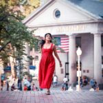 Rima Kallingal Instagram – Red riding around in Quincey Market… Thank you @deepajacobphotography and Jais of @cocoonmedia.us . You folks were such fun to hang, thank you Darshika for pulling out your zumba teacher skills and playing full time DJ,  @sreejakaimal – your next level production skills will always be remembered 🫣