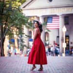 Rima Kallingal Instagram – Red riding around in Quincey Market… Thank you @deepajacobphotography and Jais of @cocoonmedia.us . You folks were such fun to hang, thank you Darshika for pulling out your zumba teacher skills and playing full time DJ,  @sreejakaimal – your next level production skills will always be remembered 🫣