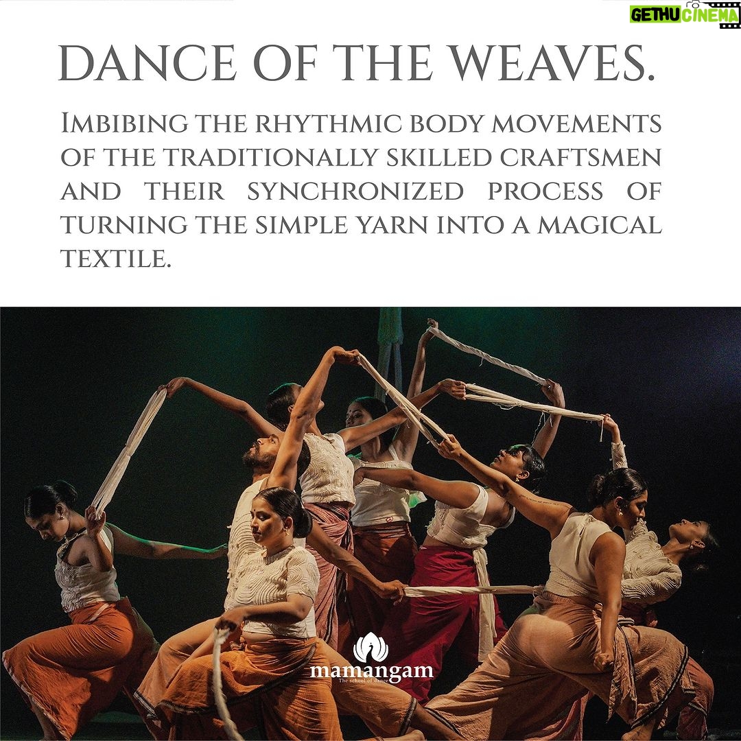 Rima Kallingal Instagram - Mamangam Dance Company presents a captivating dance performance, saluting the relentless efforts and dedication of these skilled artisans. Immerse yourself in the rhythmic body movements, showcasing the magic woven into every thread as simple yarn transforms into a masterpiece of textile art. Concept and Design - Rima Kallingal @rimakallingal Choreography - Ashwin George @ashwing1686 Assistant Choreography - Aloshy Amal & Greeshma Narendran @aloshy_amal & @greenarendran Music (production) - Lional Lishoy @lionalleeshoy Costume Designer - Sherin Elisabeth Joshy @sherin.elisabeth.joshy Costumes - Thunnal @thunnal Light Designer - @sreekanthcameo Art Director - Anil Inspire @anil_inspire Creative Consultant - Ramesh Menon @menonpr Social Impact Partner - Save The Loom @savetheloom_org Event Management: @pixiedust__stories Event Consultant - Parvathi Menon @parummaa Social media and PR - La La Relations @lalarelations Dancers - Rima Kallingal, Aloshy Amal, Anusree P.S @anusree.p.s_, Anju Shyamaprasad @jayaprakashanju , Greeshma Narendran @greenarendran , Gopika Manjusha @gopika_manjusha, Amrithasree Omanakuttan @d_i_z_u_z_a____ , Poojitha Menon K @poojitha.kuttikat Pic courtesy: @idearootsfilms #WeavingMagic #MamangamTribute #mamangam #dance #indianclassicaldance #indiancontemporarydance #kerala #dancerlife #rimakallingal