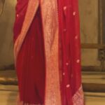 Rima Kallingal Instagram - Draped in Beautiful Benaras weaves. Styled by @diyaaa_john in a @via_east sari from @saltstudio, MUAH by @swapsmakeup . Event managed and candid pictures taken by the psycho of the company @psycho_419