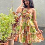 Ritika Shrotri Instagram - Flowers & sunshine 🌼 #flowery #sunshine #outfitoftheday #promotions #smile #photooftheday