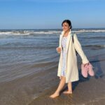 Ritika Shrotri Instagram - At the beach #beach #edinburgh #solace #photooftheday Portobello, Edinburgh