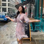 Ritika Shrotri Instagram - Rainy day ☔️ Pc @mohikakg #wandering #rain #purple #outfit #bliss #candid #roamingaround