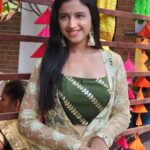 Ritika Shrotri Instagram – Ethnic 💚 
Outfit @fragrance_designs