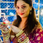 Riya Dey Instagram - 1st Diwali as husband & wife😌🪔 Tons of Diwali wishes to all of you from us..❤️🙏🏻 #swipeleft ⬅️ #happydiwali #light #love #happiness #togetherness #strongertogether #positivevibes #husbandwife #firstdiwali #festival #festivewear #festivevibes #ootn #sunilria🎊👩‍❤️‍👨🎊 Home