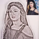 Riya Dey Instagram - @riya_dey91 @_sunil.messi93 @art_by_rajesh_kumar #artwork #viralpost Bhubaneswar - Smart City