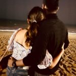 Riya Dey Instagram - Some major throwback from my all time favourite place with my favourite person ❤️ #puri #beach #peace #peaceful #couple #couplegoals #loveisintheair #dating #togertherness #togetherforever #sunilria🎊👩‍❤️‍👨🎊 Puri, Orissa