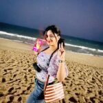 Riya Dey Instagram - Some major throwback from my all time favourite place with my favourite person ❤️ #puri #beach #peace #peaceful #couple #couplegoals #loveisintheair #dating #togertherness #togetherforever #sunilria🎊👩‍❤️‍👨🎊 Puri, Orissa