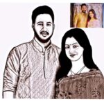 Riya Dey Instagram - @riya_dey91 @riya_dey_official_fc @_sunil.messi93 #artwork ✍️📝🎨✏️ happy anniversary mam and sir 🎉 Bhubaneswar - Smart City