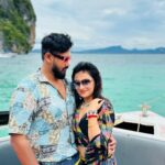 Riya Dey Instagram - It’s been one year..feels like yesterday only..thank you so much my love for coming into my life & making me yours forever….running short of words to express my feelings..just wana say I love you more than anything..& this is just a year to our happily together forever..many more to come❤️😘 u are the best gift of my life 🥰 Centara Life Phu Pano Resort Krabi