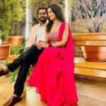 Riya Dey Instagram - From a fan moment , to tieing knot on the same day before 1 year, we have come a long way ♥️ This is our first year together, but we have an eternity to go! All that you are is all that I’ll ever need. The best love is the kind that awakens the soul; that makes us reach for more, that plants the fire in our hearts and brings peace to our minds. That’s what I hope to give you forever. Happy Anniversary Babala❤️❤️