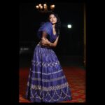 Riyaa Subodh Instagram - Beautiful Outfit by @garnettstudio 💙 Styled by favourite @khushaliee ♥️ Assisted by @nittuprasad . . . #wedding #weddingdress #modellife #model #indian #indianwedding #sangeet
