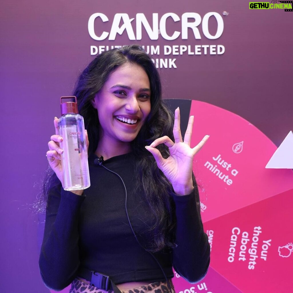 Riyaa Subodh Instagram - Well I have reloaded my hydration game with @cancro_drink It's time for you guys to try India's first depleted water. #hydrationreloaded #cancro #cancrodrink #water #thirst #timesfashionweek #betterhydration #summer #summervibes The St. Regis Mumbai