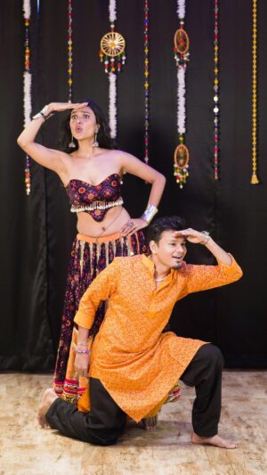 Riyaa Subodh Instagram - વટ થી ગુજરાતી ….😉 
FOMO of #khalasi is officially over. 🤩
🧠 @abhi_badarshahi @alexander_noel_janam 
Outfit by @rishh_designs 🫶
.
🎵 @cokestudiobharat 
🎤 @adityagadhviofficial @achintstagram 
📍 @fabjousstudio 
.
#reelitfeelit #reelkarofeelkaro #reelsinstagram #trendingreels #trendingsongs #trendingaudio #dance #garba #navratri #navratrispecial #ootd #indian #gujarati