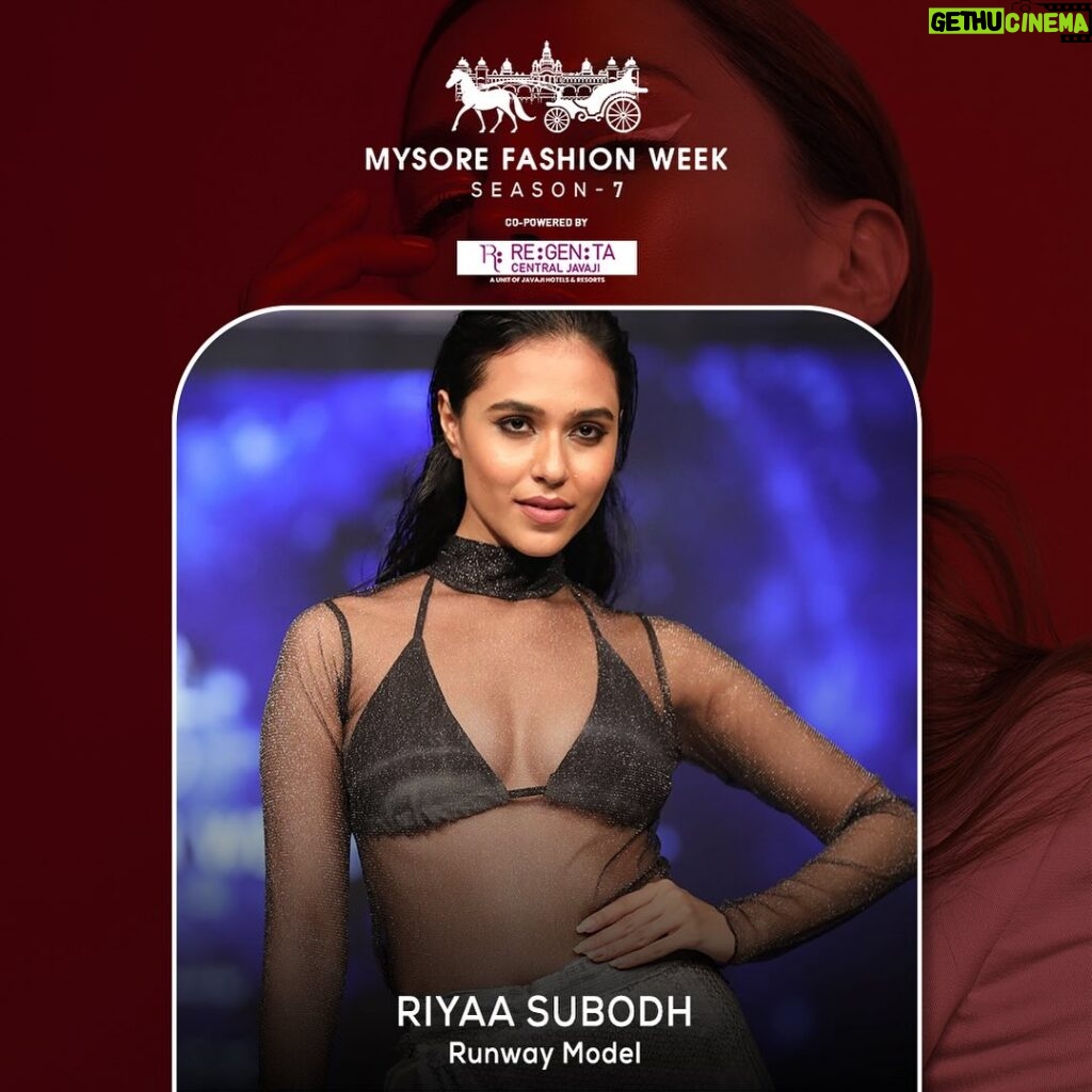 Riyaa Subodh Instagram - Rolling out the red carpet for elegance and style! Welcoming @theriyasubodh who is set to grace the ramp at Mysore Fashion Week - Season 7. ••• #fashionweek #instafashion #fashiondesigner #fashion #mysorefashionweek #mfw #model #fashionmodel