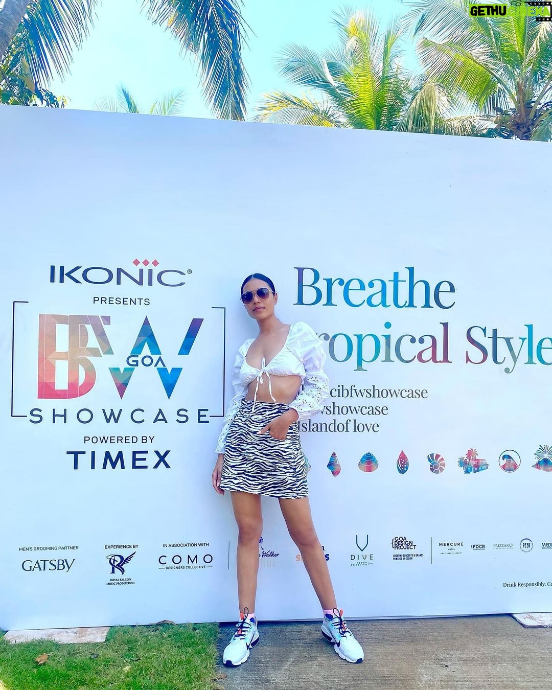Riyaa Subodh Instagram - 🤍 . . . . #goa #showtime #indianmodel #beachwear #designer #fashionshow #influencer #modellife #bikinibody #beachvibes #ibfw #brownskingirls #happyme #ootd #thankyougod Divar Island, Goa