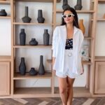 Roshni Chopra Instagram - Pick one ? Vacay Looks 🏖️🛫✨#loveforlocal feat - Look 1 @mellowdrama_official Look 2 @zi.p__ Look 3 @neetiandmudita 📍@lemeridienmaldives