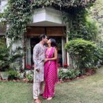 Roshni Chopra Instagram - Holding on tight to the people who light me up 💡✨❤️- Diwali at home hits different 🪔 wishing you all a prosperous year ahead .. #happydiwali Thanks @paracouture for the matching Kurtas for the boys 💕
