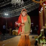 Saba Ibrahim Instagram - Mehendi tere naam ki ❤️ . . Photography - @theglamweddingofficial @rajvirsainiofficial @refineartist @officialvarungupta @anujkuamr_verma . . Decor n events - @vowsvachan @houseofvivaah . . Outfit - @ms.dipika ❤️ . . Makeup - @im_mr_ketzsolzofficial_ Hair - @shahingilani . . . . #sabasunnykishaadi#sabakishaadi#mehendi#mehendikiraat#outfit#mehendioutfit#mehendilook#wedding#weddingoutfit