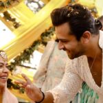Saba Ibrahim Instagram - Meri nanhi pari❤️ #haldiceremony #sabakishaadi #sabasunnykishaadi @vowsvachan @📸 @theglamweddingofficial @rajvirsainiofficial @refineartist @official_varun_gupta @anujkuamr_verma
