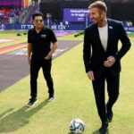 Sachin Tendulkar Instagram - Stepping into the Wankhede Stadium is always memorable, but it was even more special yesterday, sharing the field with my friend and fellow UNICEF Goodwill Ambassador, David Beckham. Together, we stand for a common goal - to inspire and encourage children worldwide to chase their dreams. Here’s to being champions, not just in cricket, but in every walk of life. #ForEveryChild #BeAChampion
