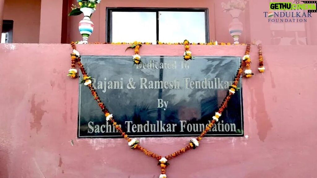 Sachin Tendulkar Instagram - Late Shri Ramesh Tendulkar was a teacher and parent, who instilled the values of pursuing dreams while prioritizing being a good human being. On the occasion of his birth anniversary, the Sachin Tendulkar Foundation arranged for special meals to children at the Madhya Pradesh residential school dedicated to Mr Tendulkar’s parents. #STF