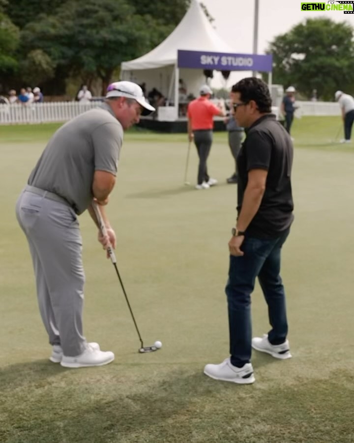 Sachin Tendulkar Instagram - Watch until the end 👀 #DPWTC | #RolexSeries DP World Tour Championship