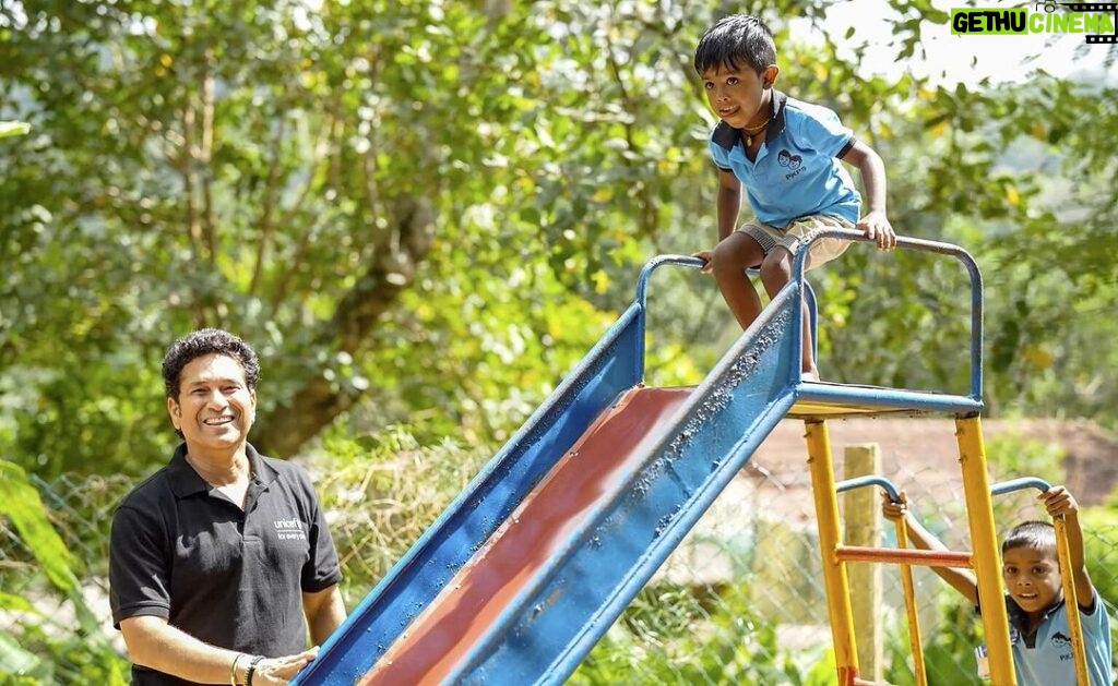Sachin Tendulkar Instagram - Celebrating the smiles, boundless dreams and bright futures on #WorldChildrensDay. Let us all come together for children. Our collective actions can create a meaningful ripple. @unicefsouthasia