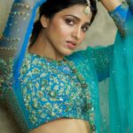 Sai Dhanshika Instagram - Embracing the silence within me. Captured by @camerasenthil Beautiful lehenga from @nirali_design_house Beyond talented @kalwon_beauty Superb hairstyle by @venki_hairstylist Beautiful jewellery from @bronzerbridaljewellery