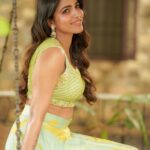 Sai Dhanshika Instagram - I am simply going about my business!! ♥️✨ A heartfelt thank you to @camerasenthil ji for capturing beautiful images 🙏🏼 Being a secret admirer of her work @kalwon_beauty now her makeup on me feels ethereal 😘 I felt beautiful donning this fabulous @nirali_design_house lehenga ♥️ A person whom I can always rely on @venki_hairstylist 💇‍♀️ Beautiful jewellery @bronzerbridaljewellery 💎 Pro @riazkahmed.pro ✨✨ Chennai, India