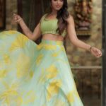 Sai Dhanshika Instagram - I am simply going about my business!! ♥️✨ A heartfelt thank you to @camerasenthil ji for capturing beautiful images 🙏🏼 Being a secret admirer of her work @kalwon_beauty now her makeup on me feels ethereal 😘 I felt beautiful donning this fabulous @nirali_design_house lehenga ♥️ A person whom I can always rely on @venki_hairstylist 💇‍♀️ Beautiful jewellery @bronzerbridaljewellery 💎 Pro @riazkahmed.pro ✨✨ Chennai, India