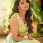 Sai Dhanshika Instagram - I am simply going about my business!! ♥️✨ A heartfelt thank you to @camerasenthil ji for capturing beautiful images 🙏🏼 Being a secret admirer of her work @kalwon_beauty now her makeup on me feels ethereal 😘 I felt beautiful donning this fabulous @nirali_design_house lehenga ♥️ A person whom I can always rely on @venki_hairstylist 💇‍♀️ Beautiful jewellery @bronzerbridaljewellery 💎 Pro @riazkahmed.pro ✨✨ Chennai, India