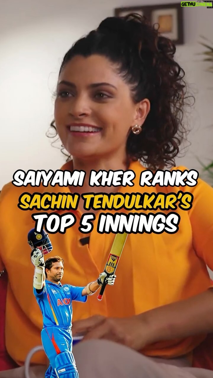 Saiyami Kher Instagram - SACHIN TENDULKAR’s Top 5 unforgettable Knocks! 🔥 Saiyami talked about her love for Cricket and her favourite Sachin Tendulkar innings! 🏏 Watch the FULL EPISODE on Chalchitra Talks YouTube channel - Link in bio! 🌟 . . . #SachinTendulkar #SaiyamiKher #Cricket #MasterBlaster #GodofCricket #Reels #Trending #ChalchitraTalks